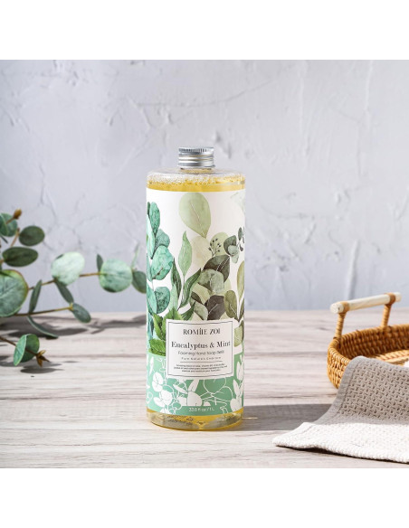 Jabón de Manos Espumoso Eucalipto y Menta 1L - Suave y Hidratante Jabón de Manos Espumoso Eucalipto y Menta 1L - Suave y Hidratante