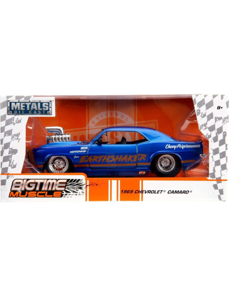 Coche a Escala 1:24 Jada Toys 1969 Chevy Camaro Azul Coche a Escala 1:24 Jada Toys 1969 Chevy Camaro Azul