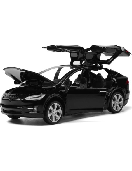 Coche de Juguete SASBSC Modelo X 1:32 Retroceso LED para Niños Coche de Juguete SASBSC Modelo X 1:32 Retroceso LED para Niños