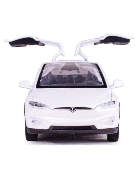 Coche de Juguete CorCar Blanco 1:32 con Luces y Sonido Coche de Juguete CorCar Blanco 1:32 con Luces y Sonido