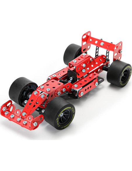 Kit de Construcción Coche de Carreras BESTYMXY 1:20 Metal 201 Piezas Kit de Construcción Coche de Carreras BESTYMXY 1:20 Metal 201 Piezas