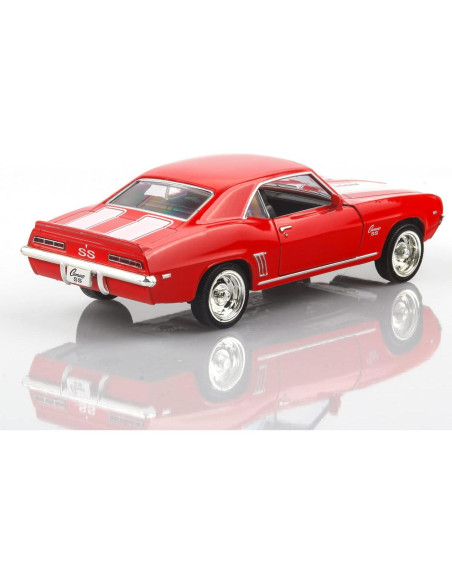 Coche de Juguete Camaro SS 1969 a Escala 1/36 Rojo Coche de Juguete Camaro SS 1969 a Escala 1/36 Rojo