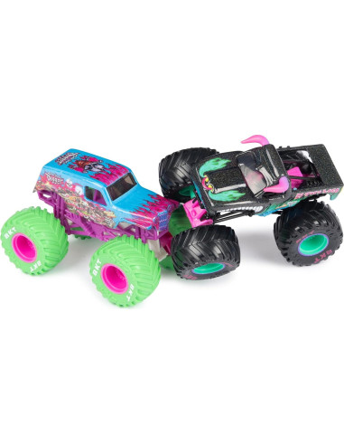 Monster Jam Camiones Monstruo Nitro Neon 1:64 Spin Master