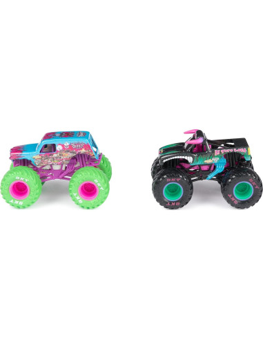 Monster Jam Camiones Monstruo Nitro Neon 1:64 Spin Master