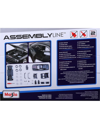 Maisto 1:24 Dodge Challenger SRT8 Modelo Diecast Negro