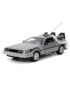 Coche Die-cast De Vuelta al Futuro 1:24 Jada Toys con Luz