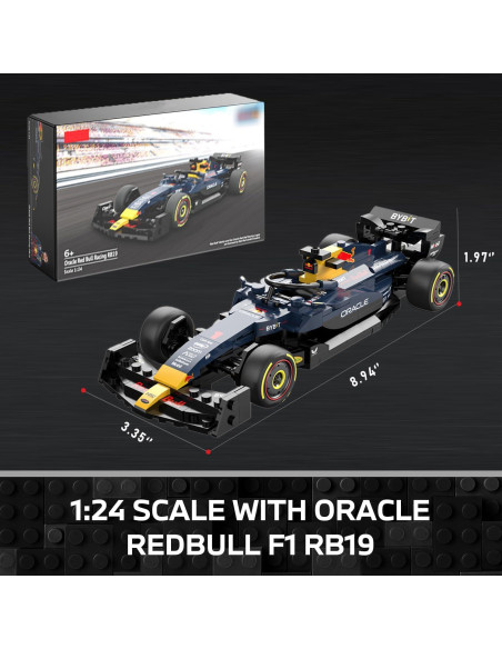 Modelo de Coche de Carreras RedBull F1 RB19 333 Piezas Modelo de Coche de Carreras RedBull F1 RB19 333 Piezas