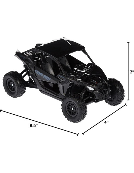Juguete a Escala 1:18 New Ray CAN-AM Maverick X3 Turbo Negro Juguete a Escala 1:18 New Ray CAN-AM Maverick X3 Turbo Negro
