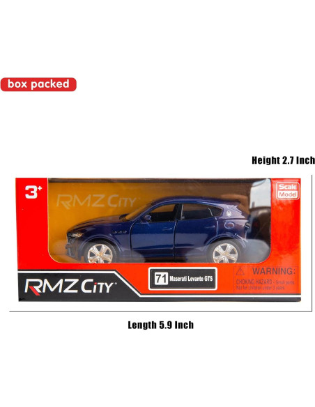 Coche de Juguete Maserati Levante 1:36 Azul RMZ City Coche de Juguete Maserati Levante 1:36 Azul RMZ City