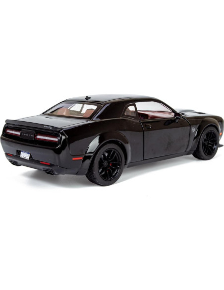 Modelo Diecast 1/24 Dodge Challenger SRT Hellcat Motormax Modelo Diecast 1/24 Dodge Challenger SRT Hellcat Motormax