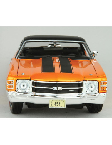 Maisto 1:18 Chevrolet Chevelle SS 454 1971 Negro Detallado