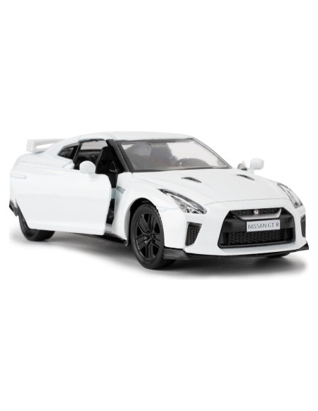 Coche GTR R35 BDTCTK Escala 1/36 Retroceso Blanco Coche GTR R35 BDTCTK Escala 1/36 Retroceso Blanco