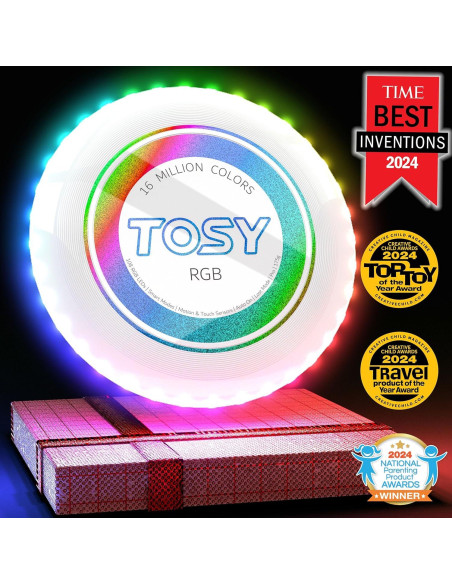 Disco Volador TOSY RGB Modelo Ultimate 36 LEDs Recargable Disco Volador TOSY RGB Modelo Ultimate 36 LEDs Recargable