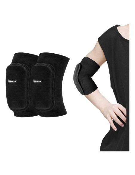 Protectores de Codo EULANT para Niños - Ajustables, Negro-XS Protectores de Codo EULANT para Niños - Ajustables, Negro-XS