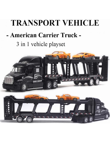 Camión Transportador CORPER TOYS 3 en 1 con Luces y Sonidos Camión Transportador CORPER TOYS 3 en 1 con Luces y Sonidos