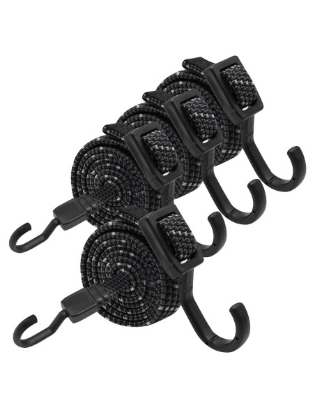 Cuerdas Bungee Ajustables Rugtol 101.6 cm Reflectantes Cuerdas Bungee Ajustables Rugtol 101.6 cm Reflectantes