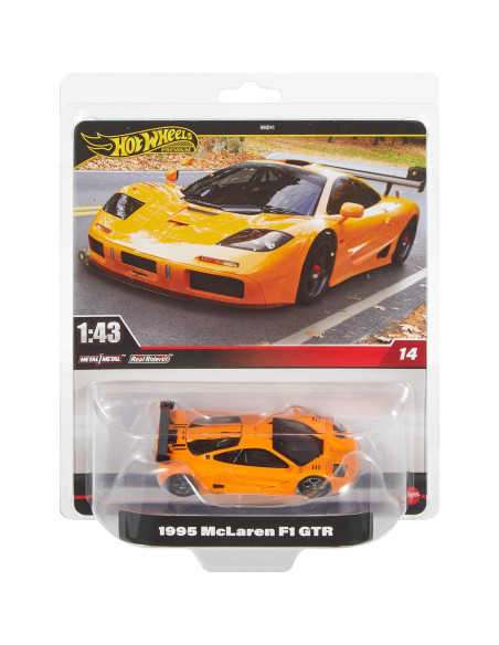 Vehículo Hot Wheels Premium 1:43 Mattel con neumáticos Real Riders Vehículo Hot Wheels Premium 1:43 Mattel con neumáticos Real Riders