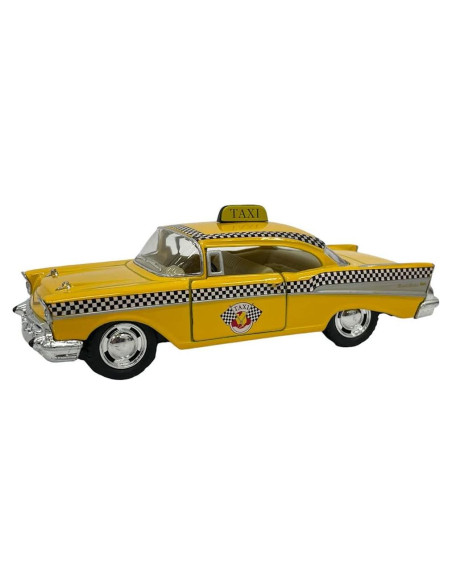 KiNSMART Taxi Clásico 1957 Chevy Bel Air 12.7 cm Metal KiNSMART Taxi Clásico 1957 Chevy Bel Air 12.7 cm Metal