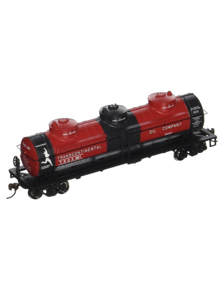 Carro tanque 3 domos Bachmann HO Transcontinental Oil 17,78 cm Carro tanque 3 domos Bachmann HO Transcontinental Oil 17,78 cm