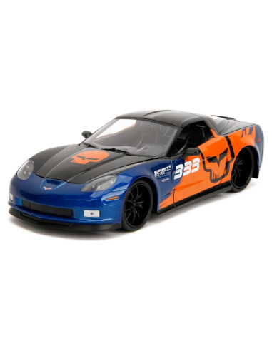 Coche de metal Jada Toys 2006 Chevy Corvette Z06 1:24