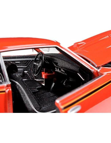 Motormax 1969 Pontiac GTO Naranja 1:24 Diecast Detallado Motormax 1969 Pontiac GTO Naranja 1:24 Diecast Detallado