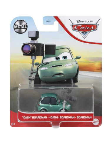 Miniatura Disney Cars Dash Boardman 1:55 Mattel Juguete Coleccionable