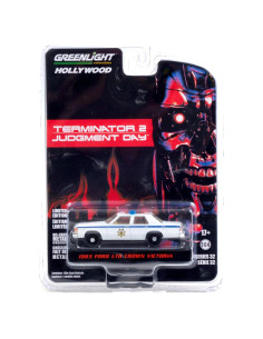 Coche Diecast 1983 Ford LTD Crown Victoria Policía Greenlight 1/64