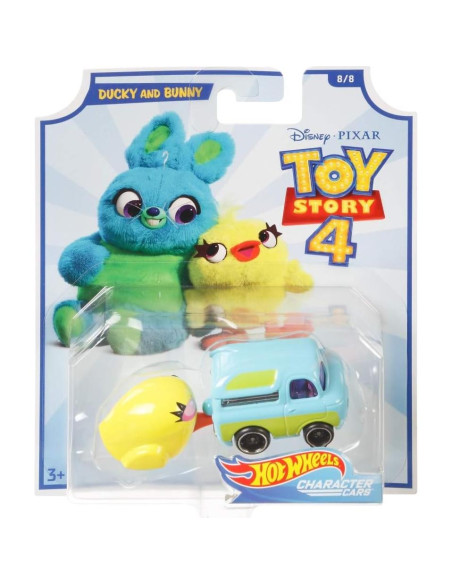 Vehículo Ducky y Bunny Hot Wheels Toy Story 4 1:64 Vehículo Ducky y Bunny Hot Wheels Toy Story 4 1:64