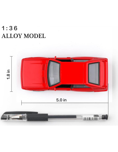 Modelo a Escala 1/36 Audi Sport Quattro Rojo - TOKAXI