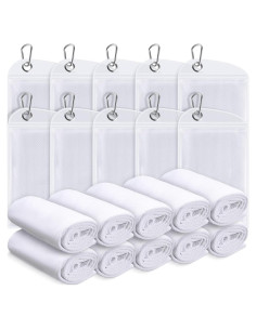 20 Toallas Enfriadoras Microfibra Redbaker 101.6x30.5cm Blancas