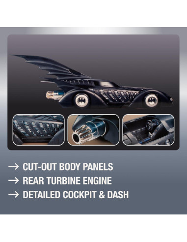Kit de Modelo Batmobile AMT 1:25 33 cm para Coleccionistas