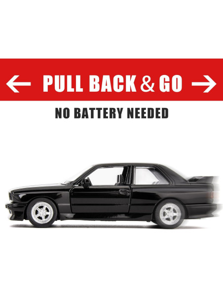 Coche de Juguete BMW M3 1987 RMZ City Negro 1:36 Coche de Juguete BMW M3 1987 RMZ City Negro 1:36