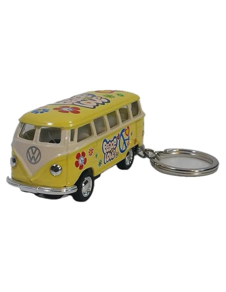 KiNSMART Autobús Clásico Hippie 1962 6.35 cm Llavero KiNSMART Autobús Clásico Hippie 1962 6.35 cm Llavero