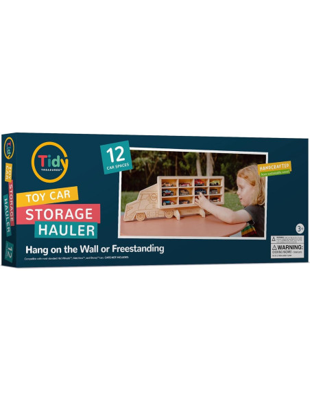 Organizador de Autos de Juguete - Madera - Soporta 12 Autos Organizador de Autos de Juguete - Madera - Soporta 12 Autos
