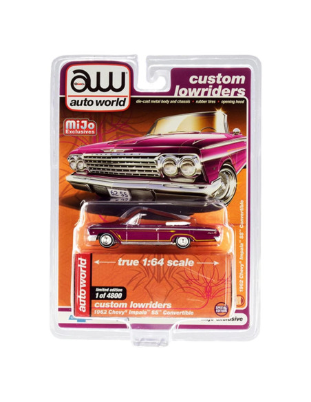 Coche Diecast 1962 Impala SS Convertible Autoworld CP7663 Coche Diecast 1962 Impala SS Convertible Autoworld CP7663