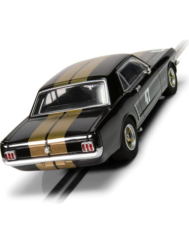 Coche Scalextric Ford Mustang Negro 1:32 C4405 Detallado