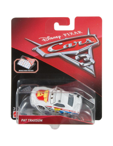 Vehículo Disney Cars Pat Traxson Miniatura Metal 1:55