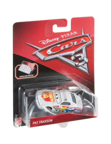 Vehículo Disney Cars Pat Traxson Miniatura Metal 1:55 Vehículo Disney Cars Pat Traxson Miniatura Metal 1:55