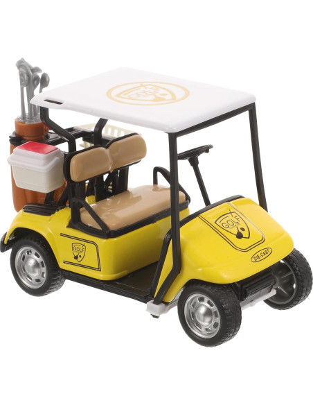 Figurita Carrito de Golf Miniatura Alasum 10x7x4.5cm Amarillo Figurita Carrito de Golf Miniatura Alasum 10x7x4.5cm Amarillo