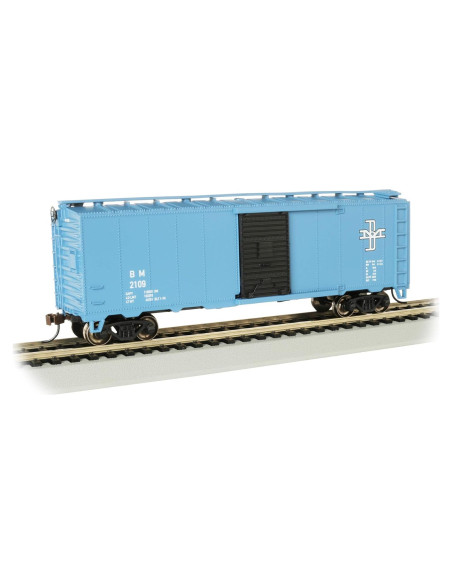 Caja de Carga Bachmann 40' Boston & Maine HO Azul Detallada Caja de Carga Bachmann 40' Boston & Maine HO Azul Detallada