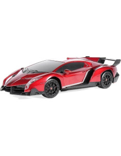Coche RC Lamborghini Veneno 1:24 Rojo - Velocidad 12.9 km/h 2