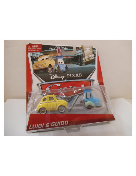 Vehículo Diecast Disney Pixar Cars Guido & Luigi 16,5 cm Vehículo Diecast Disney Pixar Cars Guido & Luigi 16,5 cm