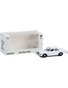 Coche Diecast 1:64 Greenlight Dodge Diplomat Policía Blanco 1980-89 2