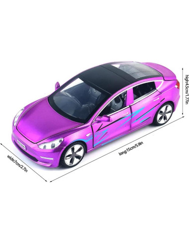 Coche de Juguete EROCK Modelo 3 1:32 con Sonido y Luz