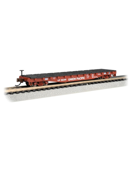 Carro Plano Bachmann Union Pacific 58259 Escala N 10.16cm Carro Plano Bachmann Union Pacific 58259 Escala N 10.16cm