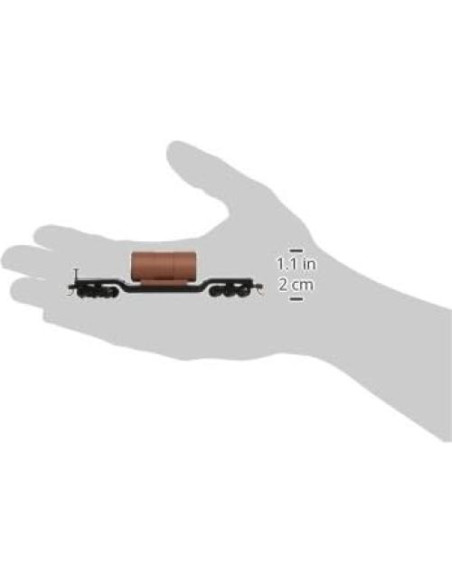 Carro Plano con Depresión Central Bachmann 15.24m Escala N Carro Plano con Depresión Central Bachmann 15.24m Escala N