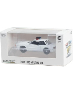 Coche Policía Mustang SSP Fox Body 1987-93 Greenlight 1:64 2