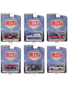 Set de 6 Autos Diecast 1/64 Greenlight Blue Collar Serie 12 2