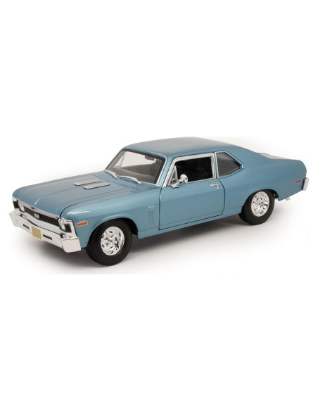 Maisto Chevy Nova SS Coupe 1970 Azul 1:18 Metal Fundido Maisto Chevy Nova SS Coupe 1970 Azul 1:18 Metal Fundido