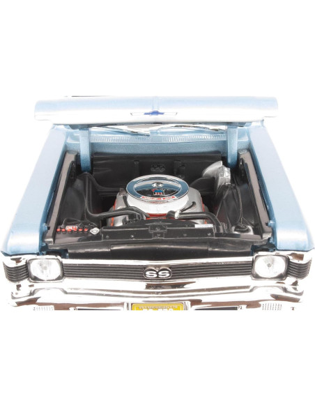 Maisto Chevy Nova SS Coupe 1970 Azul 1:18 Metal Fundido Maisto Chevy Nova SS Coupe 1970 Azul 1:18 Metal Fundido